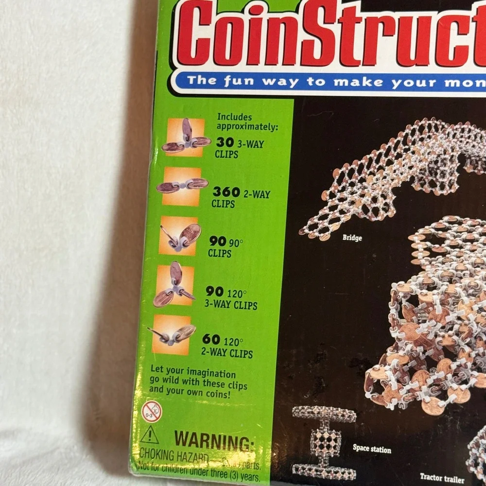 COINSTRUCTION Coin Construction Set‎ 600pc SPACE SHUTTLE Tractor Trailer NEW
